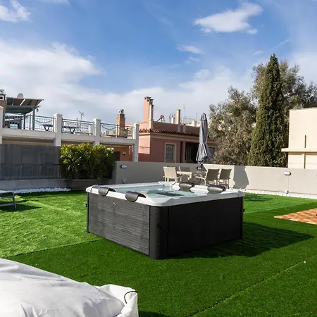 Acropolis Luxe Retreat 15 Ppl 6 Bdrm Neoclassical Jacuzzi Rooftop Athens