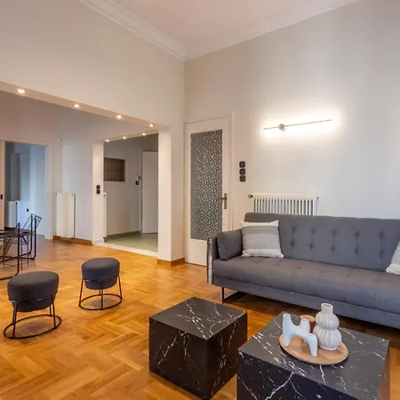Acropolis Luxe Retreat 15 Ppl 6 Bdrm Neoclassical Jacuzzi Rooftop Apartment Athens